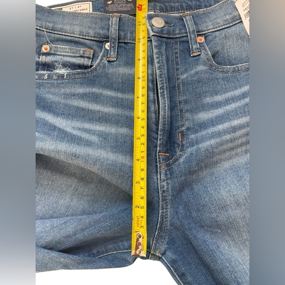 New! Gap Sky High True Skinny Ankle Jeans Distressed Size 27/4 - Picture 8 of 11